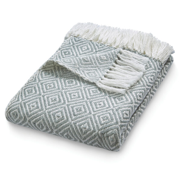 Diamond | Sky Grey Throw