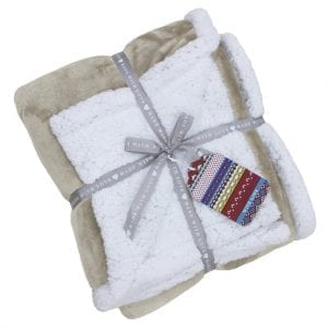 Lux Sherpa Natural Throw
