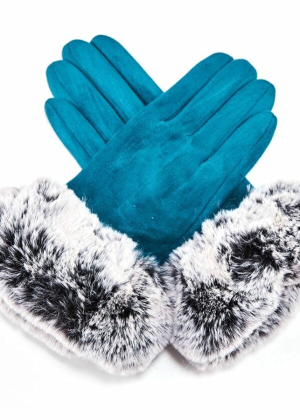 Turquoise Gloves