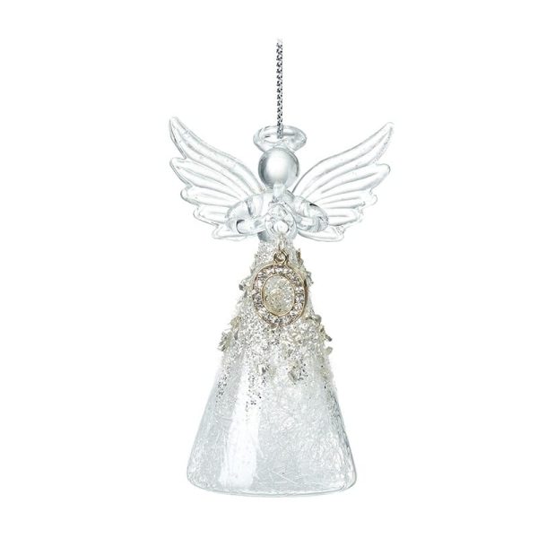 Glass Angel With Letter O