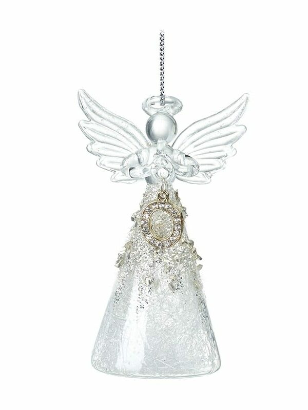 Glass Angel With Letter O