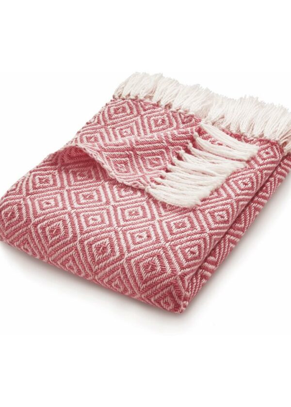 Diamond Pink Throw