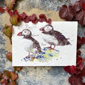 I Puffin Love You Plantable Card