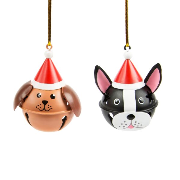 Brown Dog Hanging Bell Decoration