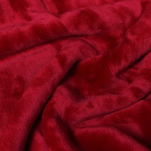 Lux Sherpa Red Throw