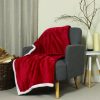 Lux Sherpa Red Throw