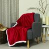 Lux Sherpa Red Throw Lux Sherpa Red Throw