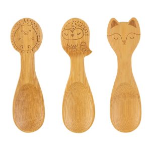 Set of 3 Woodland Bamboo Spoons