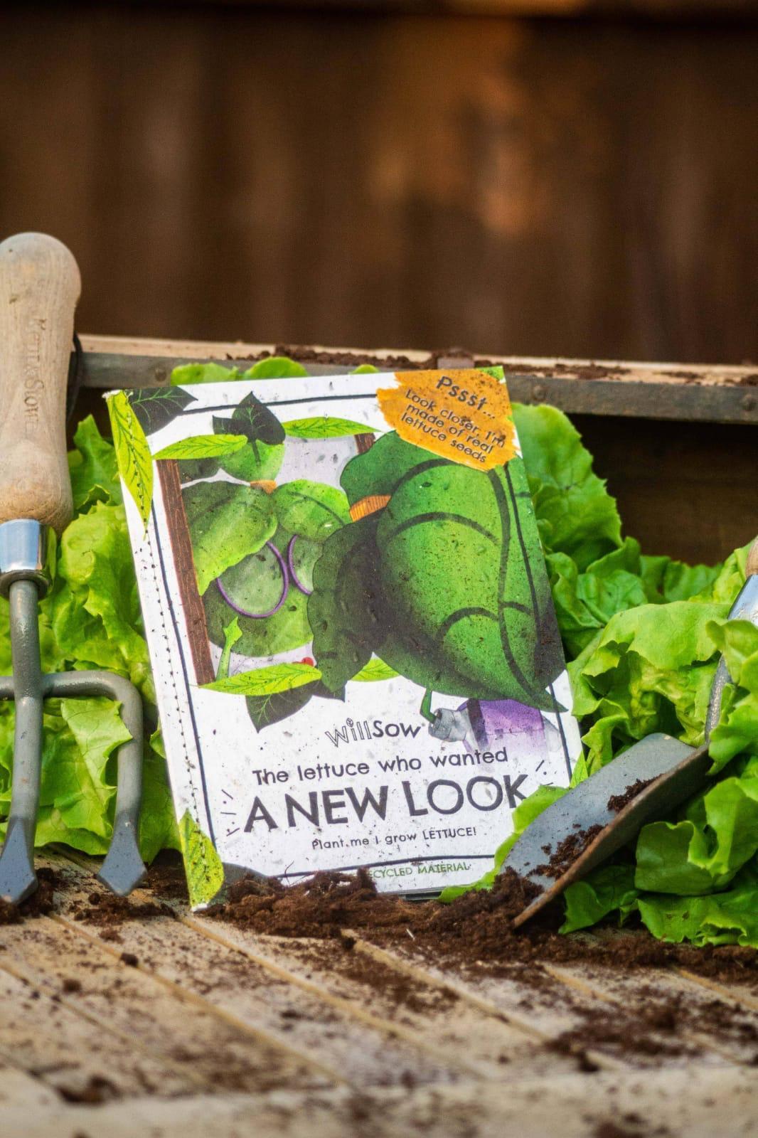 The Lettuce Who Wanted A New Look Plantable Book
