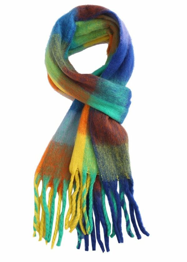 Multi Check Scarf