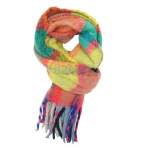 Multi Colour Tartan Scarf