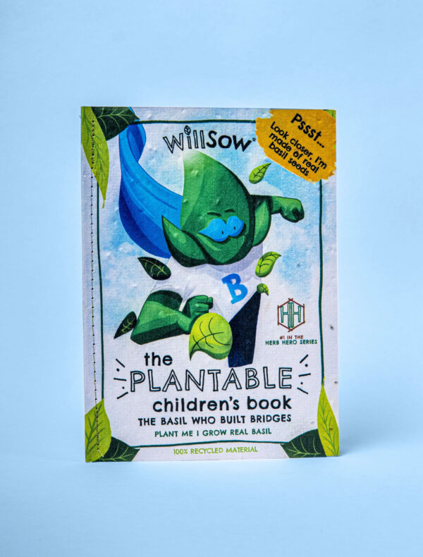 The Basil Who Built Bridges Plantable Book