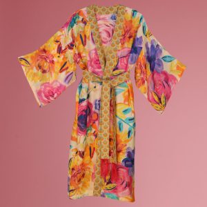 FLORAL FRENZY | KIMONO GOWN