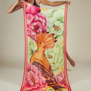 Modal & Cotton Bird Of Paradise Print Scarf