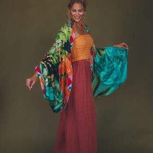 Modal & Cotton Cheetah Print Scarf