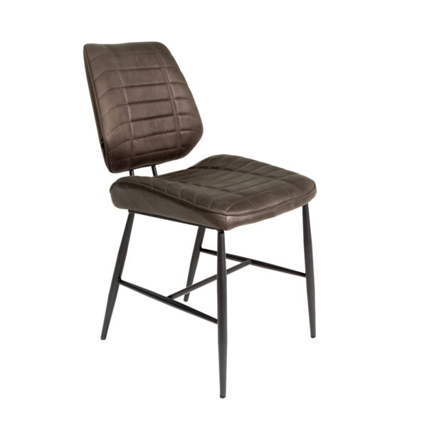 Calabria Vegan Leather Mussel Dining Chair PAIR