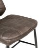 Calabria Vegan Leather Mussel Dining Chair PAIR