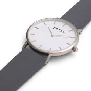 The Silver Face with Slate Strap