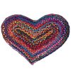 Recycled Cotton Heart Rug