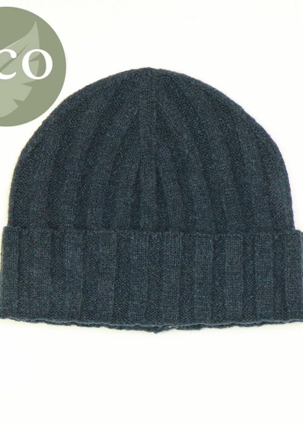 Dusky Teal Mens Beanie Hat