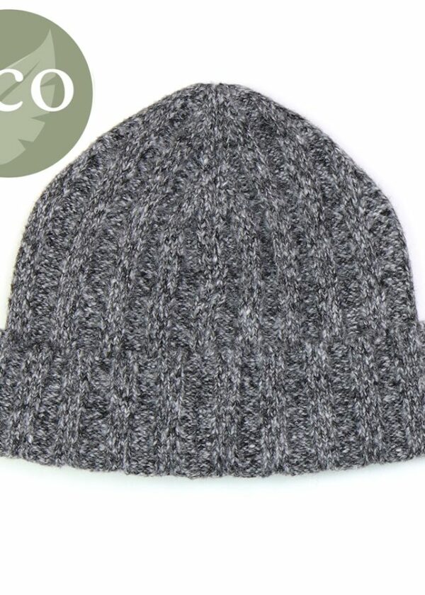 Grey Mens Beanie Hat