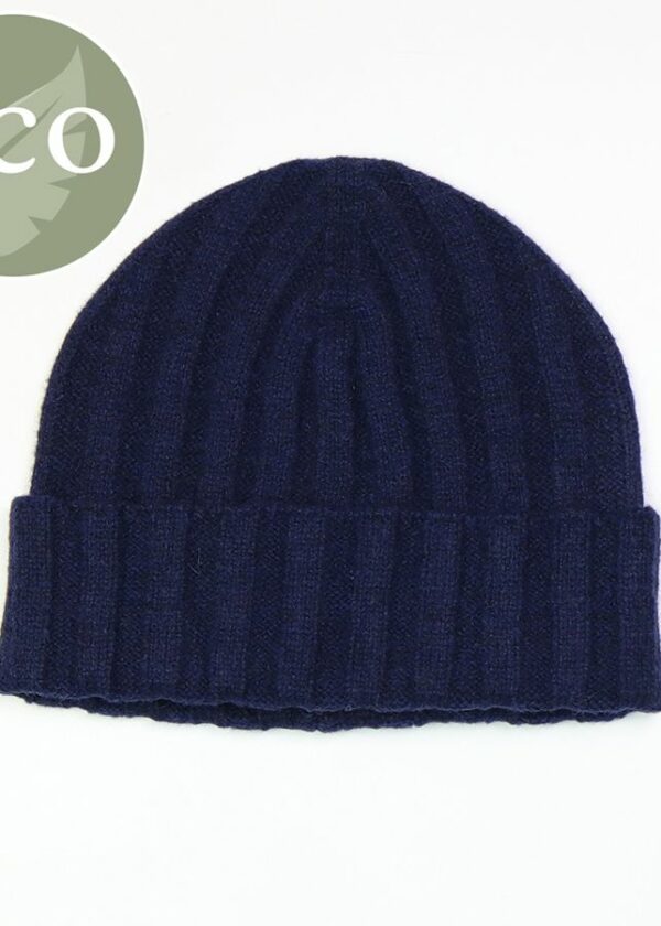 Midnight Blue Mens Beanie Hat