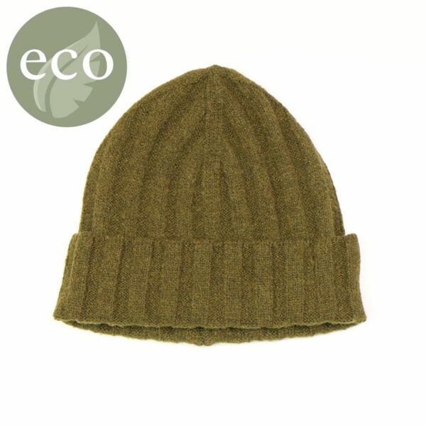 Olive Mens Beanie Hat