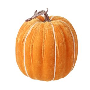 Large Velvet Pumpkin