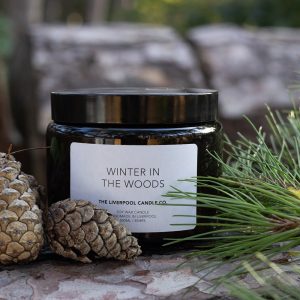Large Winter In The Woods Soy Wax Candle