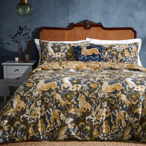 Blue Harewood British Animal Duvet Set