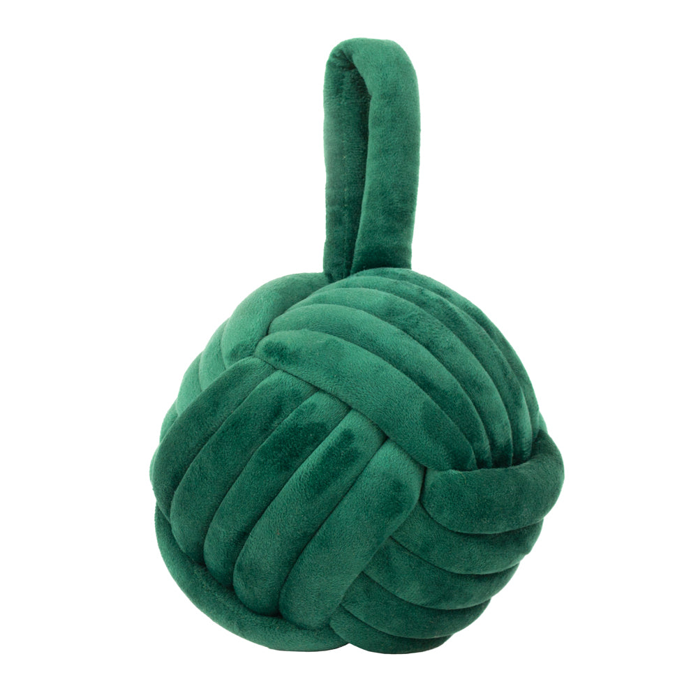 Emerald Knot Velvet Door Stop Door Stops Vegan Haven