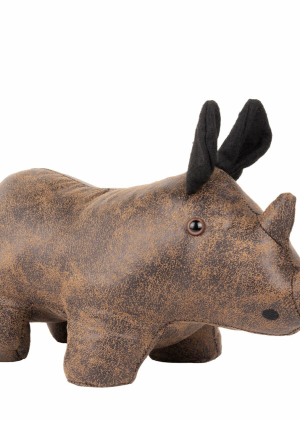 Rhino Faux Leather Door Stop