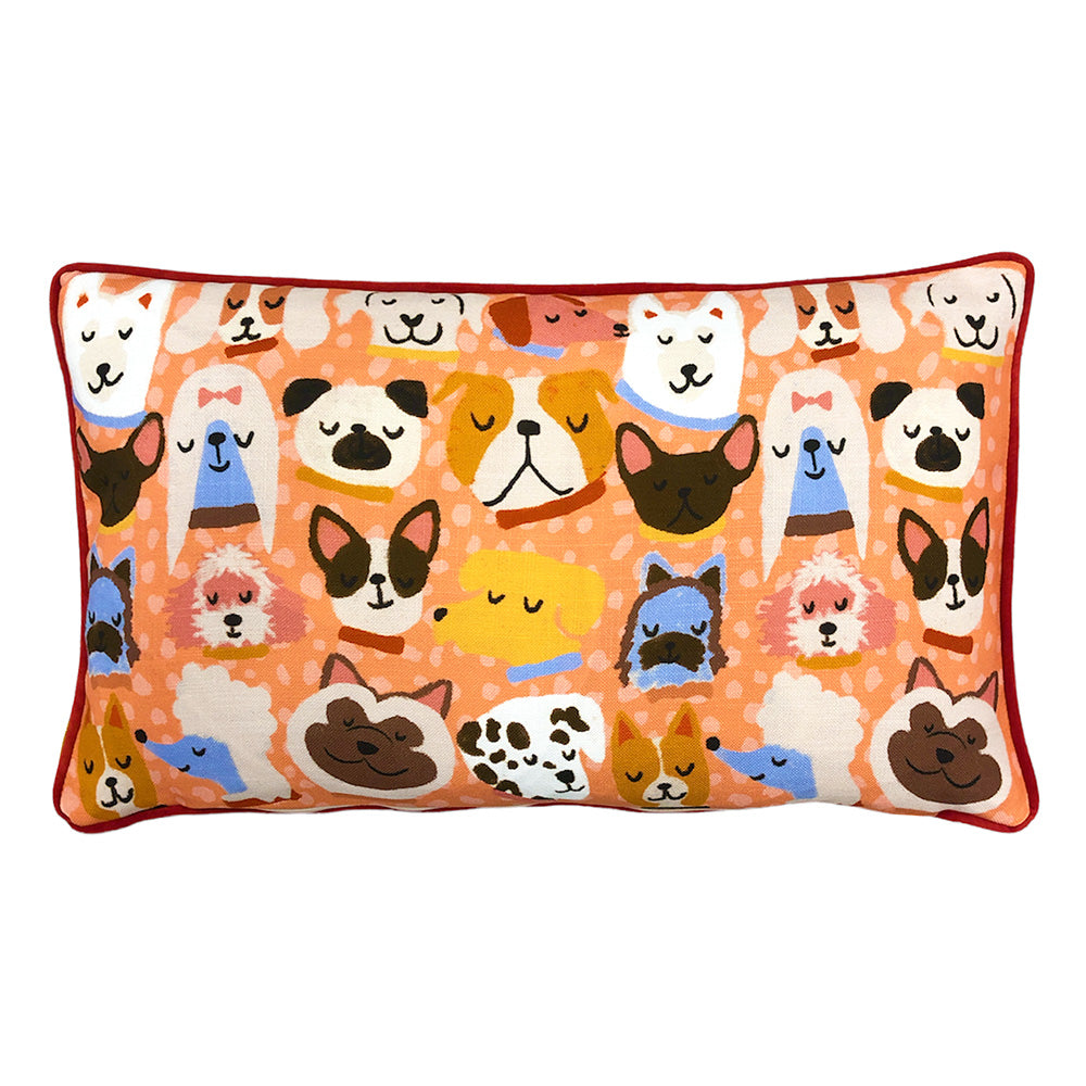 Woofers Multi Reserved For The Dog Cushion Vegan Haven