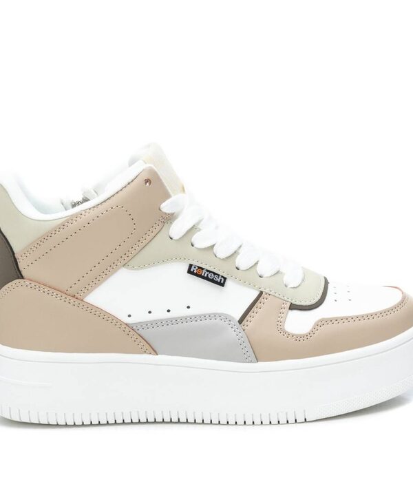 Taupe High Top Trainer