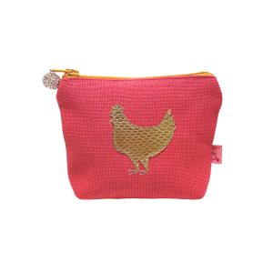 Coral Gold Chicken Mini Purse