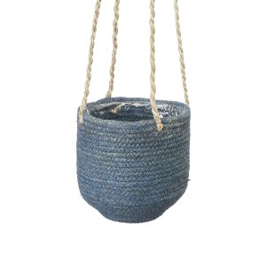 Blue Melange Hanging Belle Pot