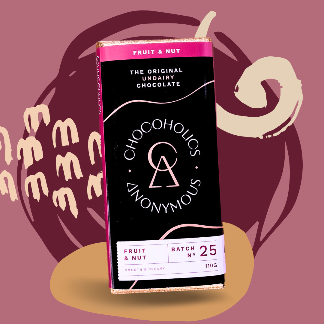 Chocaholics Fruit & Nut Chocolate Bar Vegan Haven