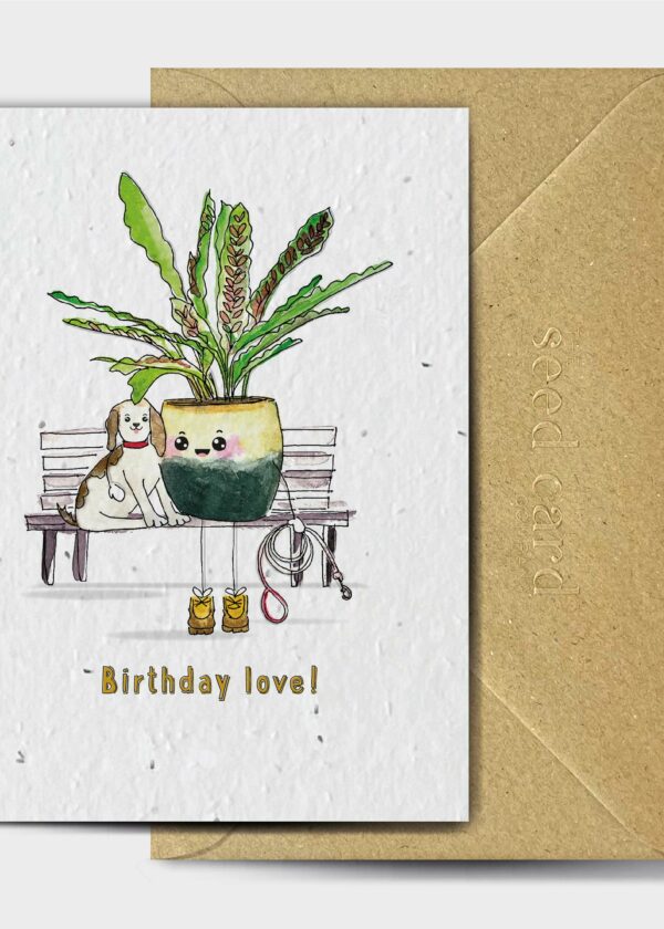 A SHRUB'S BEST FRIEND Plantable Card
