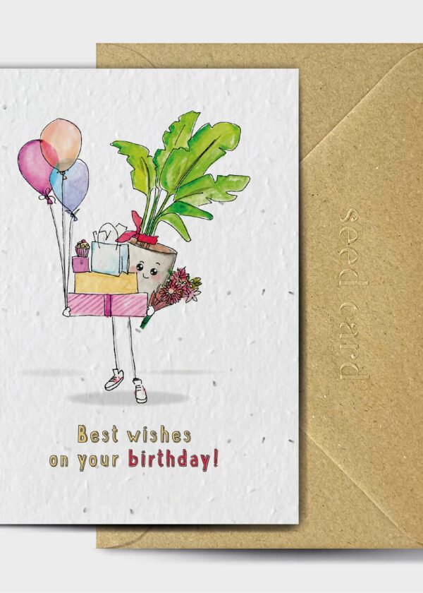 PLANTS, PINS & PRESENTS Plantable Card