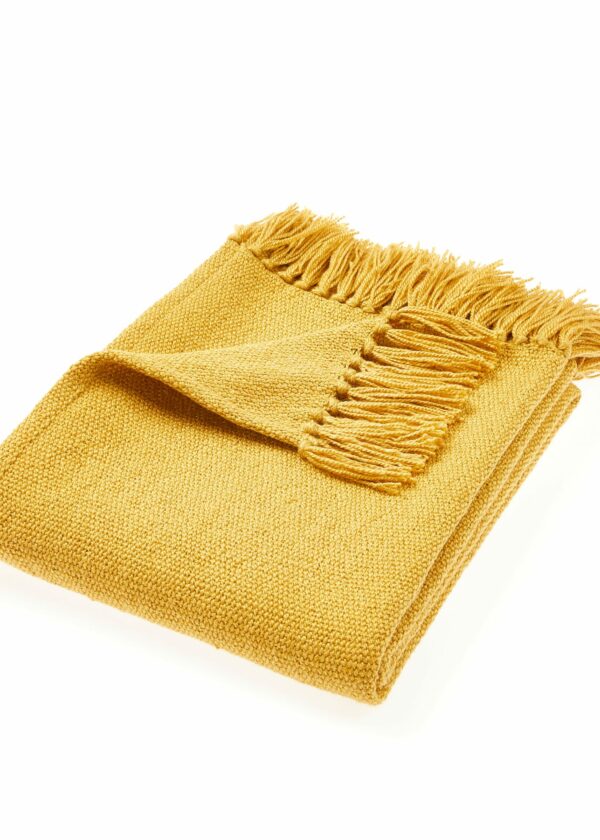 Plain Gold Throw