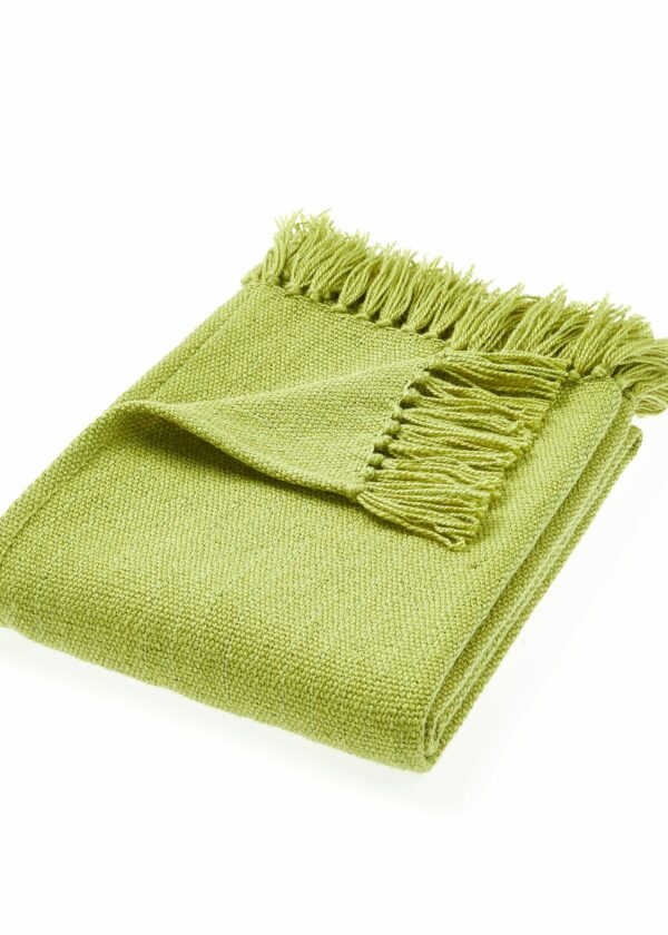 Plain Throw Green