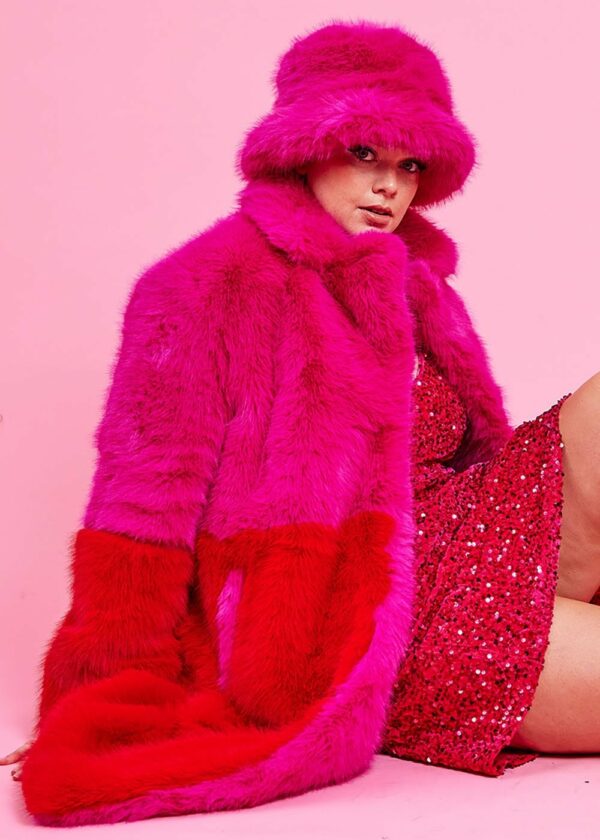 Hot Pink Eco Bamboo Bucket Hat