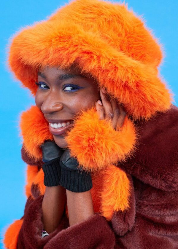 Orange Eco Bamboo Bucket Hat