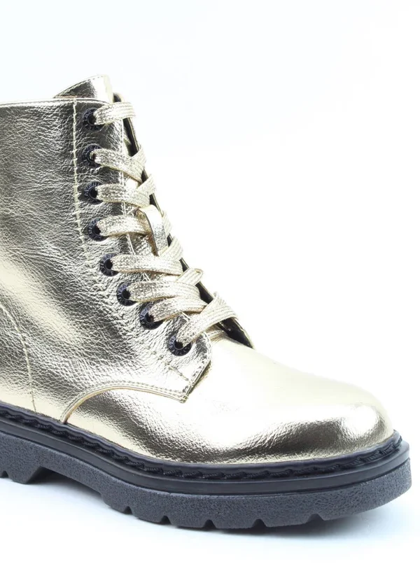 GOLD METALLIC BOOT