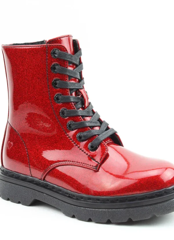 RED GLITTER BOOT